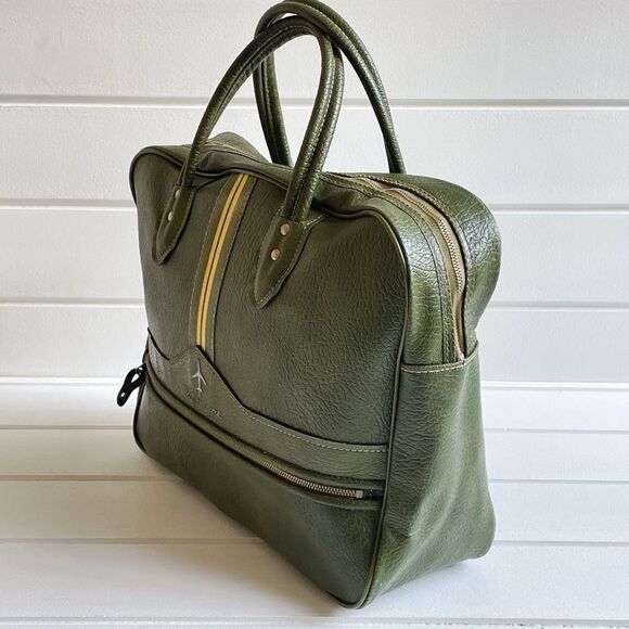 Flite-Line Vintage Retro Green Flight Attendant Bag - Picture 3 of 16